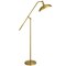 Homeroots 62" Brass Reading Floor Lamp With Brass Dome Shade 523581 - alternate 3