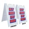 Signmission Buy Here Pay Here, A-Frame & 2 Decals Installed, Heavy-Duty Plastic Frame SBHD-D-2436-Buy Here Pay Here - alternate 4