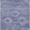 Homeroots 3' X 5' Navy Blue And Denim Blue Southwestern Washable Indoor Outdoor Area Rug 588708 - alternate 5