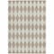 Homeroots 5' X 8' Taupe And Ivory Geometric Washable Indoor Outdoor Area Rug 577122 - alternate 4