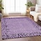 Homeroots 5' X 8' Purple Animal Print Washable Indoor Outdoor Area Rug 607663 - alternate 3