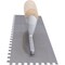 Marshalltown Notched Trowel, 1/4 x 1/4 x 1/4 Square Notch, Wood Handle, Tiles 12" or Smaller NT973 - alternate 4