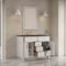 James Martin Vanities Bellshire 48" Single Vanity, Bright White w/ 3 CM Parisien Bleu Silestone Top 660-V48-BW-3PBL - alternate 3