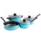 Gibson Home Casselman 7 piece Cookware Set in Turquoise 109464.07 - alternate 3