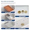 Wrightmaster 33" Apron-Front Single Bowl White Ceramic Workstation Kitchen Sink w/ Bottom Grids and Drying Rack ZOR-AWS332010JTDG - alternate 4