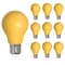 Bulbrite 25-Watt Equivalent Ceramic Yellow Color A19 Weatherproof Outdoor E26 Medium BaseLED Light Bulb, 10PK 862314 - alternate 1