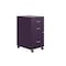 Space Solutions 14.25 in W 3 Drawer Mobile Vertical File Cabinet, Midnight Purple 25289 - alternate 1