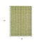 Homeroots 8' X 10' Artichoke Green Fern Green And Gold Striped Washable Indoor Outdoor Area Rug 616397 - alternate 3