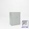 Pucel Heavy Duty Storage Cabinet with 6 in Legs, 36 in W x 54 in H x 24 in D, Light Blue HDSC-3648-24-2L - alternate 1