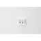 Homeroots Classic White Two Hook Hanging Coat Rack 397773 - alternate 2