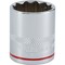 Channellock 1/2'' Drive 1'' 12-Point Shallow Standard Socket 333174 - alternate 1