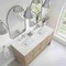 James Martin Vanities Breckenridge 60'' D Vanity, Whitewashed Oak w/ Parisien Bleu Top w/FreePower Wireless Charger 330-V60D-WWO-FPBL - alternate 7