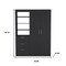 Homeroots Two Piece Black Bedroom Set 526363 - alternate 6