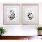 Homeroots Set Of Two Neutral Oyster A Wood Brown Framed Wall Art, 2PK 476098 - alternate 4