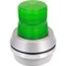 Edwards Signaling Horn Strobe, Horn, Pulse, 120VAC, 85 dB, Cast Aluminum, Green Lens, Gray Housing, Surface Mount 51XBRFG120A - alternate 1