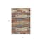 Homeroots 8' X 10' Orange Green And Gold Abstract Washable Indoor Outdoor Area Rug 612542 - alternate 4