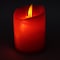 Elegani Small Flameless LED Candle 12 Pack - 2.75 in. Red Tealight -Flickering Lights for Indoor Decor, Events PH-SMLFlamles-24RD - alternate 2