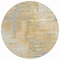 Homeroots 8' Ivory And Beige Round Abstract Washable Indoor Outdoor Area Rug 609204 - alternate 5