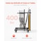 Vevor Folding Chair Rack Cart for 25 Chairs of 300 LBS L-shape Vertical, 25PK VV44 - alternate 5