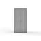 Strong Hold 14 GA Bin Cabinet No Legs - 36 In W. x 72 In. H x 24 In. D - 122 Blue Bins 36-BB-240-122B-NL-L - alternate 3