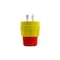 Ericson Watertight Locking Plug, L14-30P, 30 A, 125/250V AC, Single Phase, 3 Pole, Yellow 2520-PW6P-AM - alternate 1