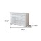 Homeroots 56" White Solid Wood Eight Drawer Double Dresser 486517 - alternate 6