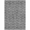Homeroots 5' X 8' Gray Charcoal And Silver Geometric Washable Indoor Outdoor Area Rug 583355 - alternate 5