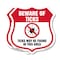 Signmission Beware Of Ticks Shield Sign Ticks May Be, 12 inch X 12 inch, Plastic Sign, 2PK SHI-P-2PACK-12-362 - alternate 1