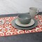 Elama Tahitian Pearl 16 Piece Stoneware Dinnerware Set in Slate and Stone Pearl EL-TAHITIANPEARL - alternate 3