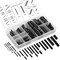 Neiko Roll Pin Assortment Set, 315 Pieces, SAE, Slotted Spring Steel, Black Dowel Tension Roll Pin 50412A - alternate 1