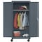 Sandusky Lee Solid Door Storage Cabinet, 36 in W, 78 in H, 24 in D, Dark Gray TAWR362472-02 - alternate 4