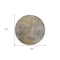 Homeroots 8' Gray Silver And Charcoal Round Abstract Washable Indoor Outdoor Area Rug 577651 - alternate 4