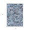 Homeroots 3' X 5' Denim Blue And Blue Abstract Washable Indoor Outdoor Area Rug 609238 - alternate 4
