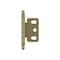 Amerock 3/4in 19mm Door Thickness Full Inset Partial Wrap Ball Tip Golden Champagne Cabinet Hinge, Single PK3180TBBBZ - alternate 1