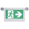 Satco Running Man Green Combo Exit Sign/Emergency Light 120-347V 2HR backup Single/Dual Face Universal Mou 67/511 - alternate 3