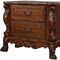 Homeroots 31" Brown Wood Carved Scrollwork Two Drawer Nightstand 692475 - alternate 2