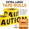 Xpose Safety Caution Tape, PVC, Caution, High Visibility Yellow, 3 in W., 1000 ft L., Full Pallet (960 pk) PCT-FP960-X - alternate 8