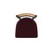 Holland Bar Stool Co Revelle 36in Swivel Extra Tall Bar Stool, Black Wrinkle Finish, Medium Back, Canter Bordeaux Seat 881 - alternate 6