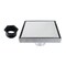 Kingston Brass 6" Stainless Steel Square Shower Drain with Hair Catcher, Polished Chrome BSF6621 - alternate 1