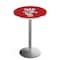 Holland Bar Stool Co 36" Stainless Steel Wisconsin "Badger" Pub Table, 36" dia. Top L214S3636WI-Bdg - alternate 1