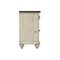 Homeroots 29" x 17" x 30" Two ToneSolid WoodDoor Nightstand 366180 - alternate 3