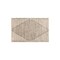 World Rug Gallery Modern Geometric Area Rug 2 ft x 3 ft Beige WR91BEIGE2X3 - alternate 1