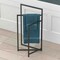 Gatco Modern Floor Standing Open Arm Bath Towel Holder, Matte Black 1520MX - alternate 3