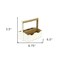 Homeroots 10" White Solid Wood Box 488028 - alternate 4