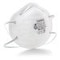 3M N95 Disposable Respirator, 8200, Dual Headstrap, Polyisoprene Strap, Nose Clip, White, PK20 8200 - alternate 5