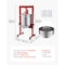 Vevor 7.93Gal/30L Hydraulic Fruit Wine Press Stainless Steel Manual Juice Maker LD-HFP3001 - alternate 3
