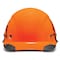 Lift Safety DAX Carbon Fiber Cap Brim 50-50 (Orange/Black) - ANSI-C, TYPE 1 HDC50C-19OC - alternate 2
