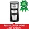 Brentwood Industries Portable Single Serve Coffee Maker with 14oz Travel Mug in Black TS-113BK - alternate 3