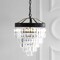 Jonathan Y Wyatt 12" 2-Light Crystal LED Chandelier, Bronze/ Clear JYL9006B - alternate 7