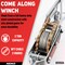 Neiko Come Along Winch, 2-Ton (4000 Lbs) Pulling Capacity, 7.2 Ft, 2 Hook, Heavy Duty Power Cable 02252A - alternate 3